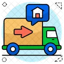 Moving Home Moving House Home Shifting Icon