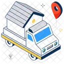 Moving Home House Home Icon