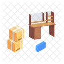 Packing Boxes Moving Supplies Tape Icon