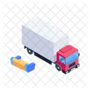 Moving Home Relocation Truck Icon
