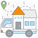 House Mover Mover Estate Home Shifting Icon