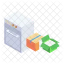 Boxes Furniture Packing Icon