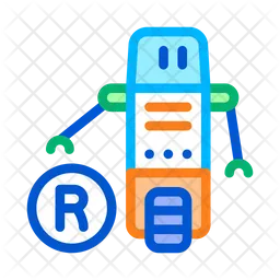 Moving Robot  Icon