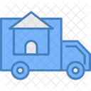 Moving Service Courier Home Icon