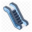 Escalator Electric Stairs Electric Staircase Icon