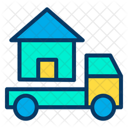 Download Free Moving Truck Icon Of Colored Outline Style Available In Svg Png Eps Ai Icon Fonts