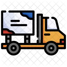 Moving Truck Advertising  Icon