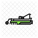 Mower Cutter Tractor Icon