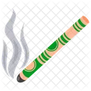 Moxa Stick Moxibustion Heat Therapy Icon