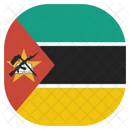 Mozambique Flag Icono