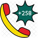 Mozambique Country International Code Icon