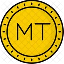 Mozambique Metical Coin Money Icon