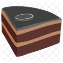 Mozart Cake Fudge Cake Choco Cake Icon