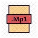Mp 1 File  Icon
