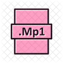 Mp 1 File  Icon