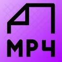 Mp Mp 4 Mp 4 Datei Symbol