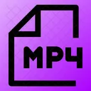 Mp Mp 4 Mp 4 Datei Symbol