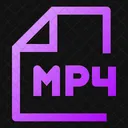 Mp Mp 4 Mp 4 Datei Symbol