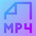 Mp Mp 4 Mp 4 Datei Symbol