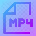 Mp Mp 4 Mp 4 Datei Symbol