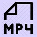 Mp Mp 4 Mp 4 Datei Symbol