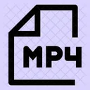 Mp Mp 4 Mp 4 Datei Symbol