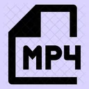 Mp Mp 4 Mp 4 Datei Symbol