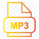 Archivo Mp 3 Archivo De Musica Mp 3 Icono