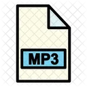 Archivo Mp 3 Archivo De Musica Mp 3 Icono