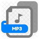 Archivo Mp 3 Mp 3 Musica Icono