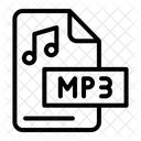 Mp 3 Files And Folders Format Icon