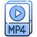 Mp 4 File Formats File Extension Icon
