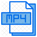 Archivo mp4  Icono