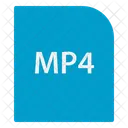 Archivo mp4  Icono