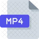 Archivo mp4  Icono