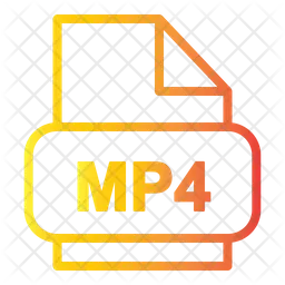 Archivo mp4  Icono