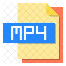 Mp 4 File  Icon