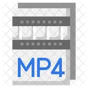 Mp 4 File Mp 4 Extension Icon