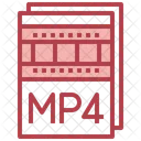 Mp 4 File Mp 4 Extension Icon