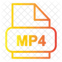 Mp 4 File  Icon