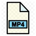Mp 4 File Mp 4 File Extension Icon