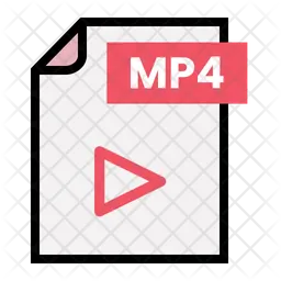 Mp 4 File  Icon