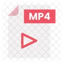 Mp 4 File  Symbol
