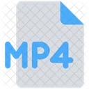 Mp 4 File  Icon