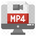 MP4 비디오  아이콘
