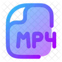 Mp Mp 4 Mp 4 File Icon