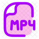 Mp Mp 4 Mp 4 File Icon