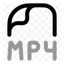 Mp Mp 4 Mp 4 File Icon