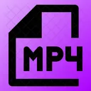 Mp Mp 4 Mp 4 File Icon