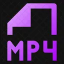 Mp Mp 4 Mp 4 File Icon